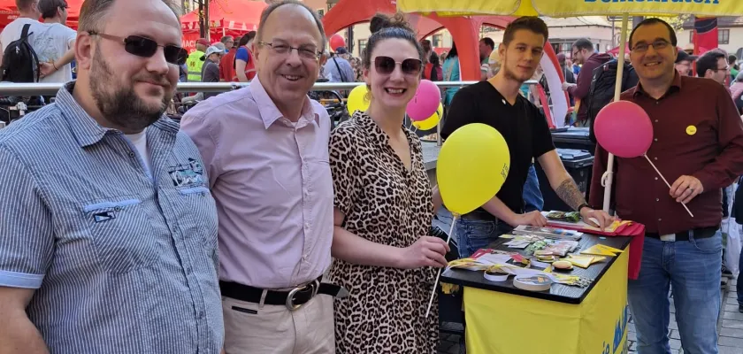 infostand FDP Jena-SHK